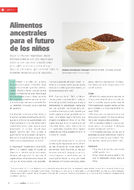 MM - Alimentos ancestrales para el futuro de los niños