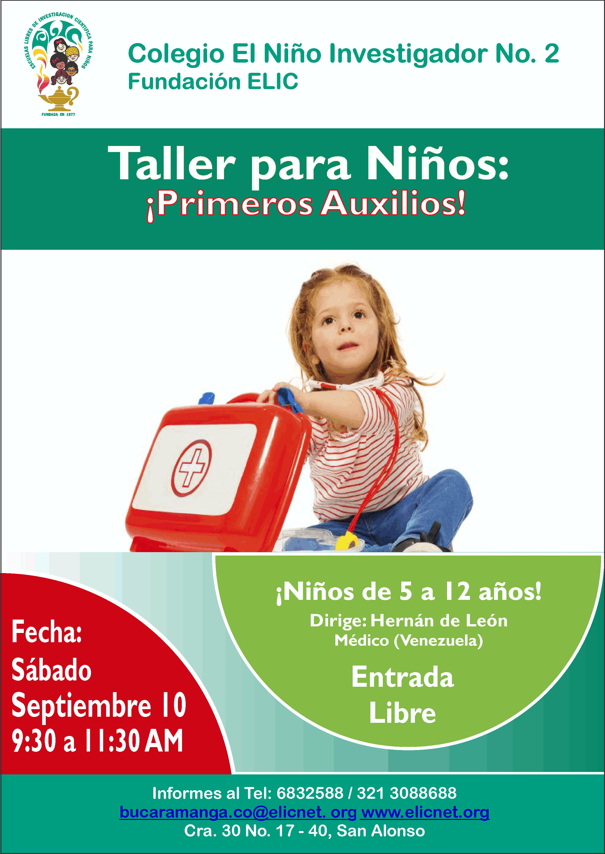 Primeros Auxilios Niños  boletín