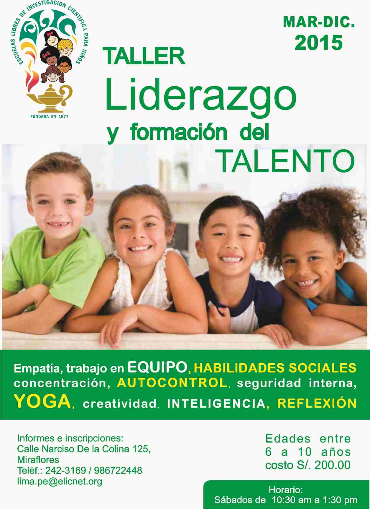 TALLER LIDERAZGO   MAR  DIC 2015