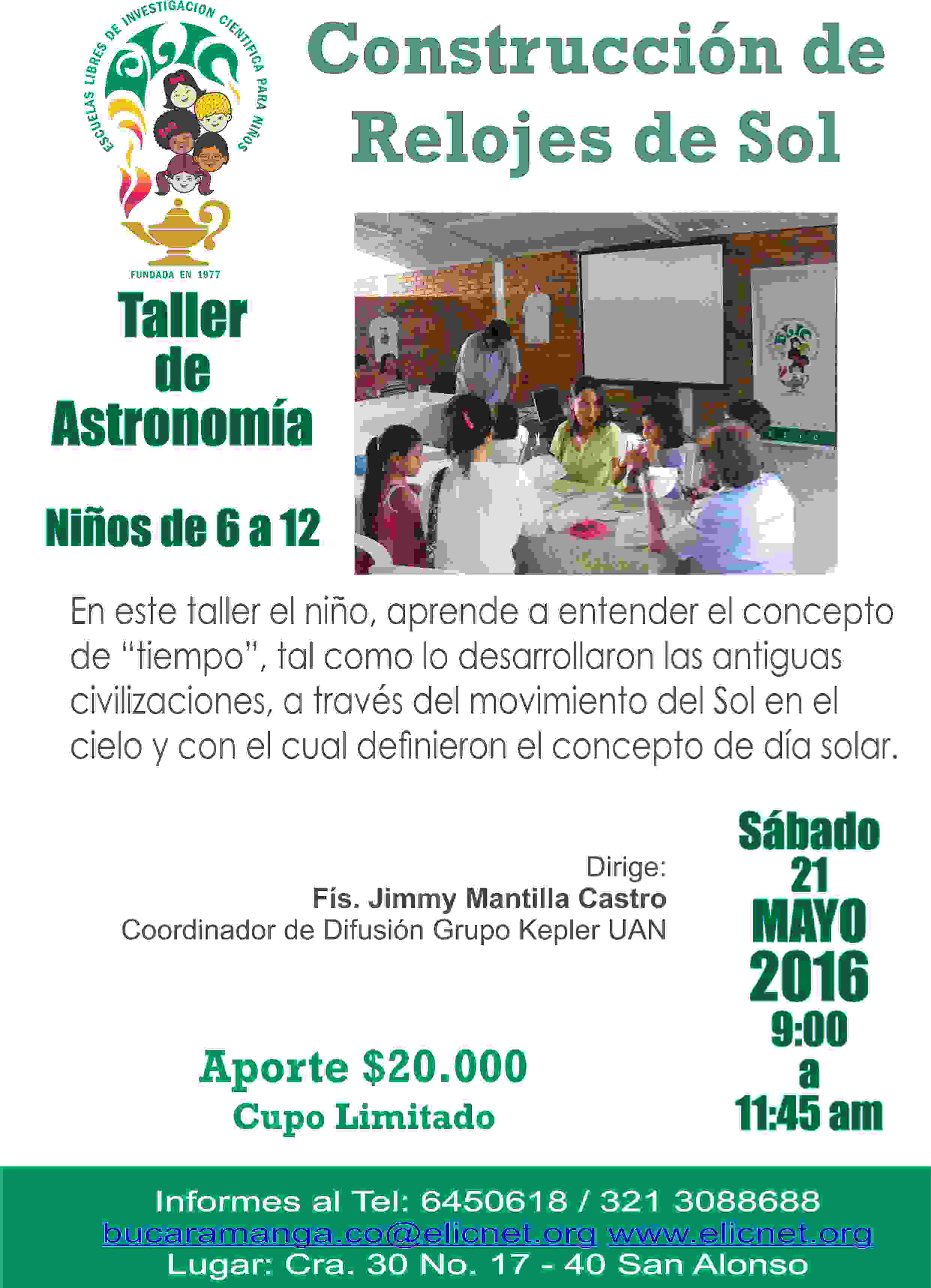 Taller Relojes de sol  21.05.2016